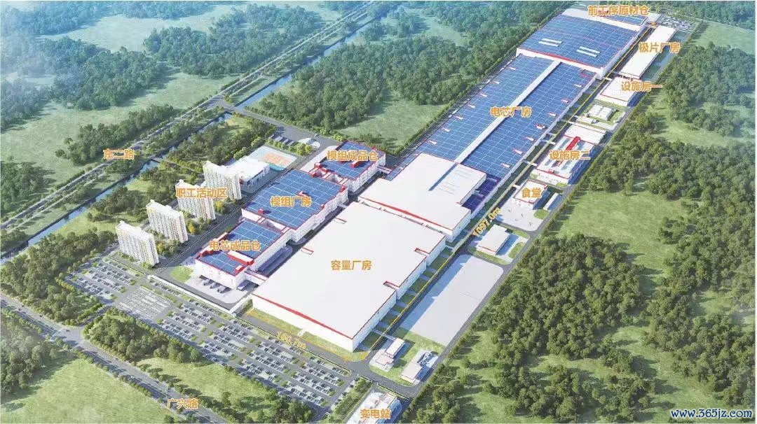 图：东营时期锂电板绿色智造基地阵势（一期）扫尾图